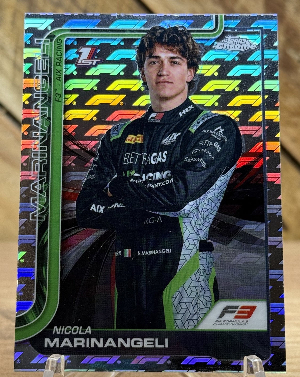 Nicola Marinangeli – AIX Racing (F3) · 2025 Topps Chrome F1 #65 Logofractor
