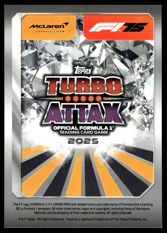 Turbo Attax 2025 #12 Andrea Stella back