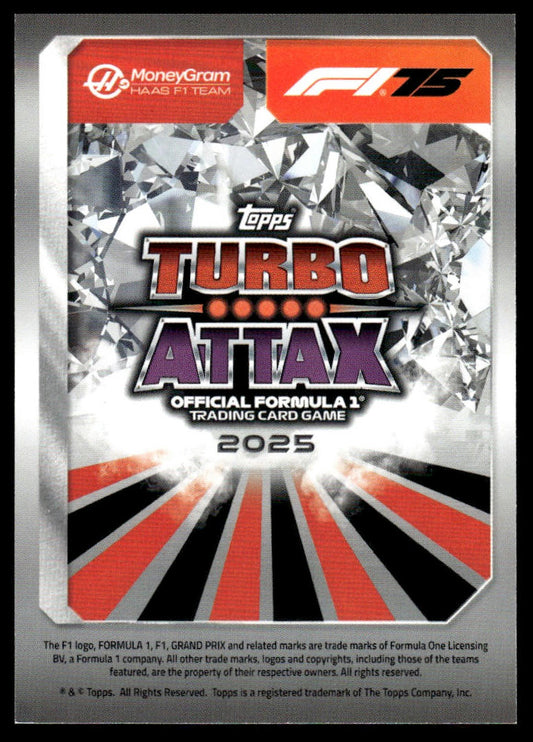 Turbo Attax 2025 #70 Oliver Bearman back
