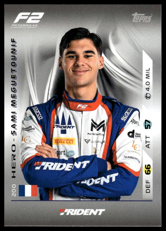 Turbo Attax 2025 #200 Sami Meguetounif front