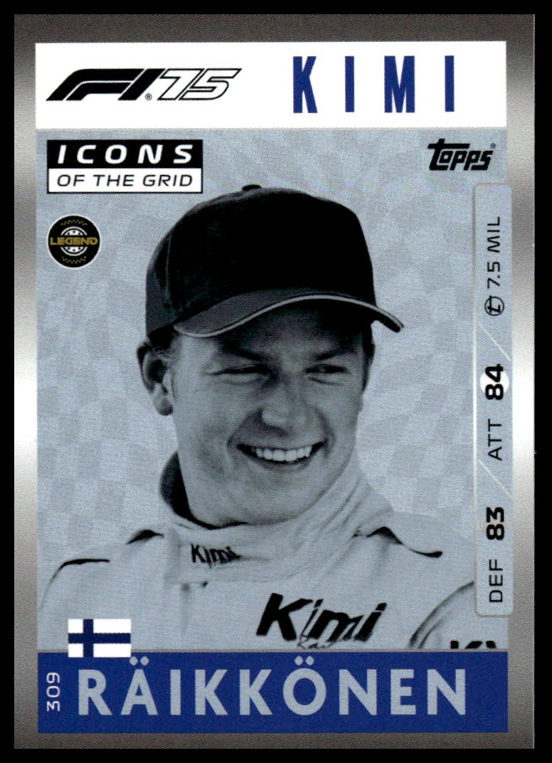 Turbo Attax 2025 #309 Kimi Raikkonen front