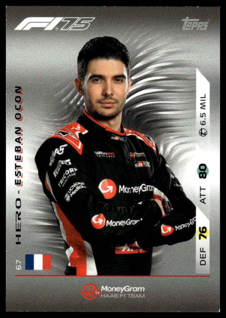 Turbo Attax 2025 #67 Esteban Ocon front