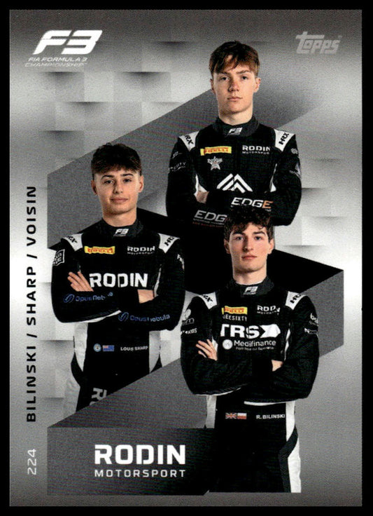 Turbo Attax 2025 #224 Rodin Motorsport team card front