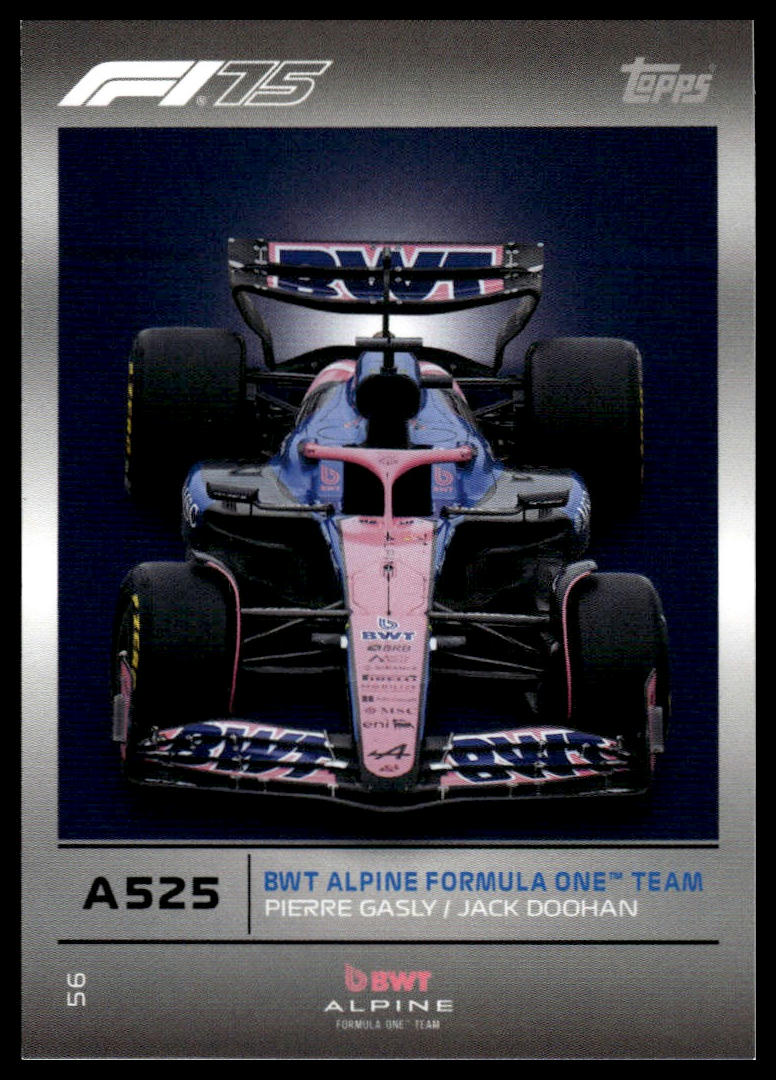 Turbo Attax 2025 #56 Alpine A525 front