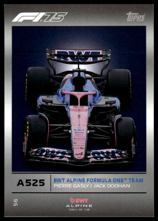 Turbo Attax 2025 #56 Alpine A525 front