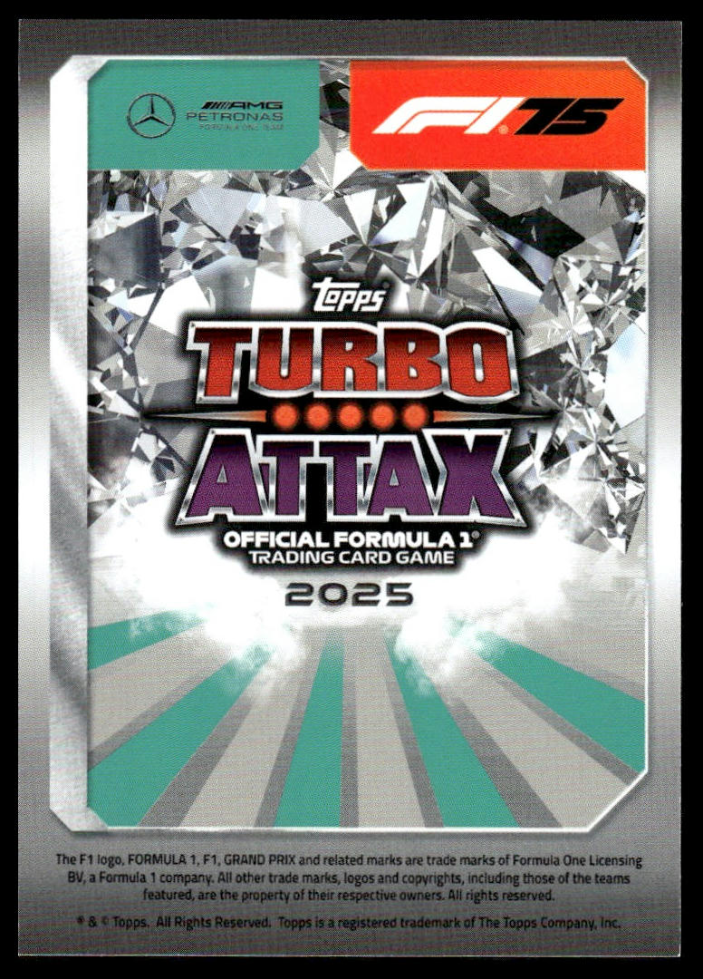 Turbo Attax 2025 #43 Kimi Antonelli back