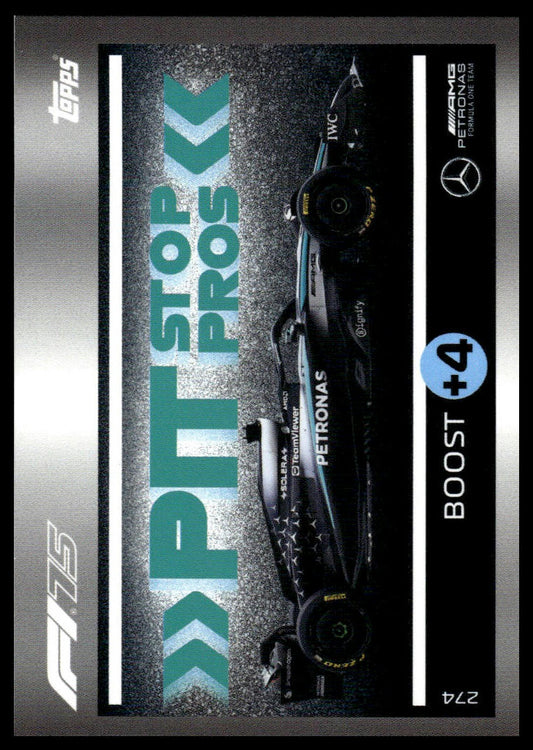 Turbo Attax 2025 #274 Mercedes Pit Stop Pros front