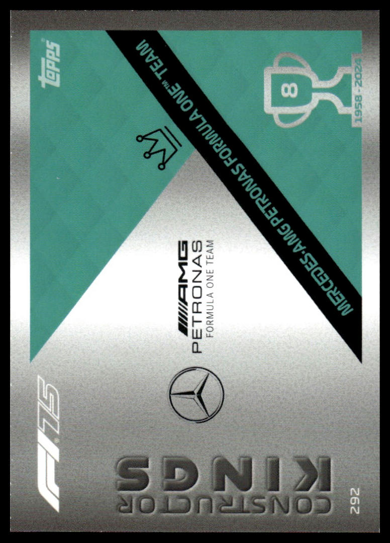 Turbo Attax 2025 #292 Mercedes Constructor Kings front