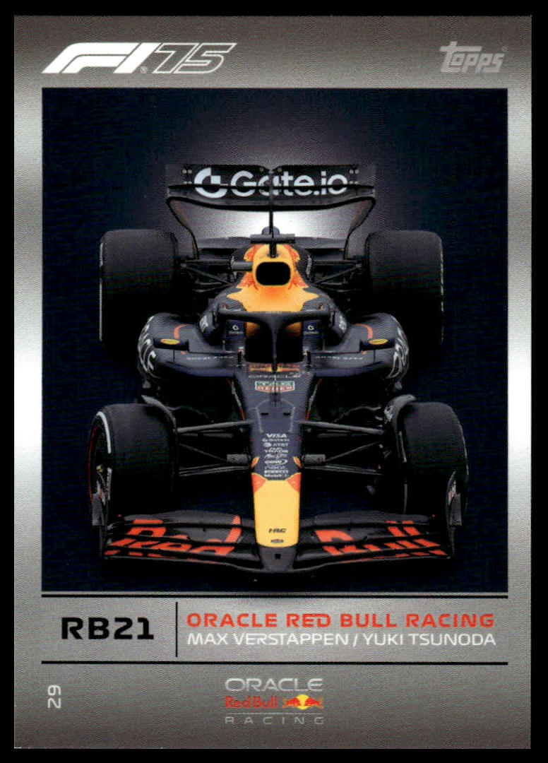 Turbo Attax 2025 #29 Red Bull RB21 front