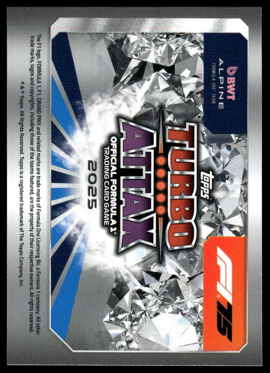 Turbo Attax 2025 #113 Pierre Gasly Highlights back