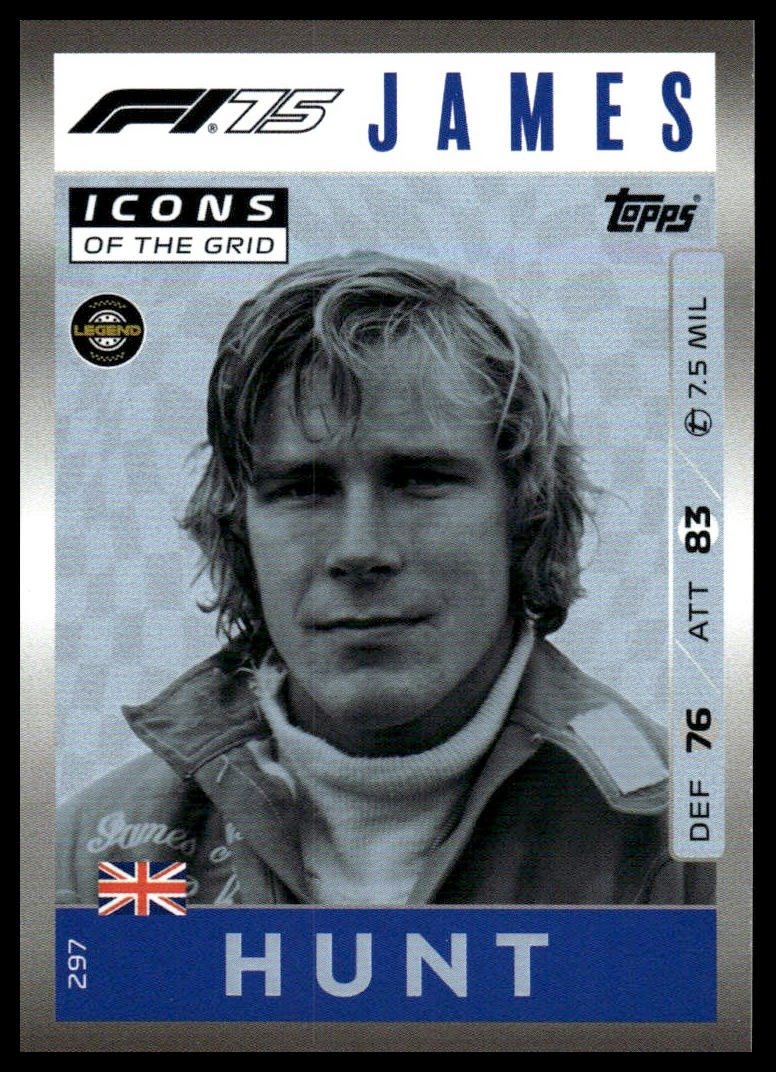 Turbo Attax 2025 #297 James Hunt front