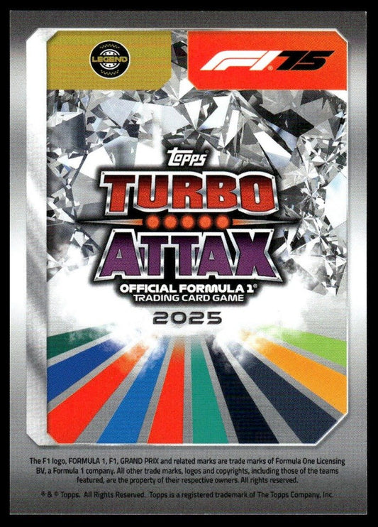 Turbo Attax 2025 #306 David Coulthard back