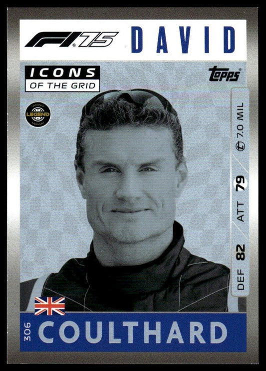 Turbo Attax 2025 #306 David Coulthard front