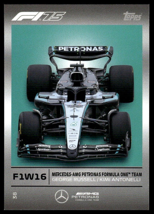 Turbo Attax 2025 #38 Mercedes F1 W16 front