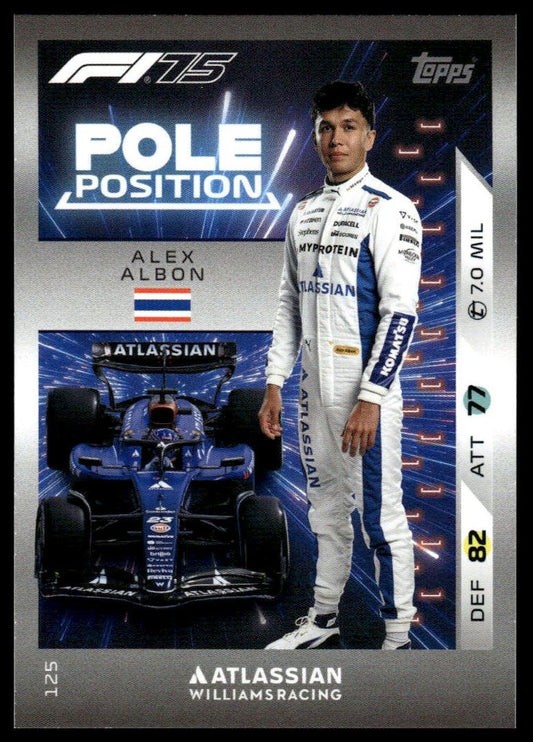 Turbo Attax 2025 #125 Alex Albon front