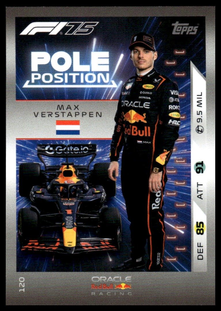 Turbo Attax 2025 #120 Max Verstappen front