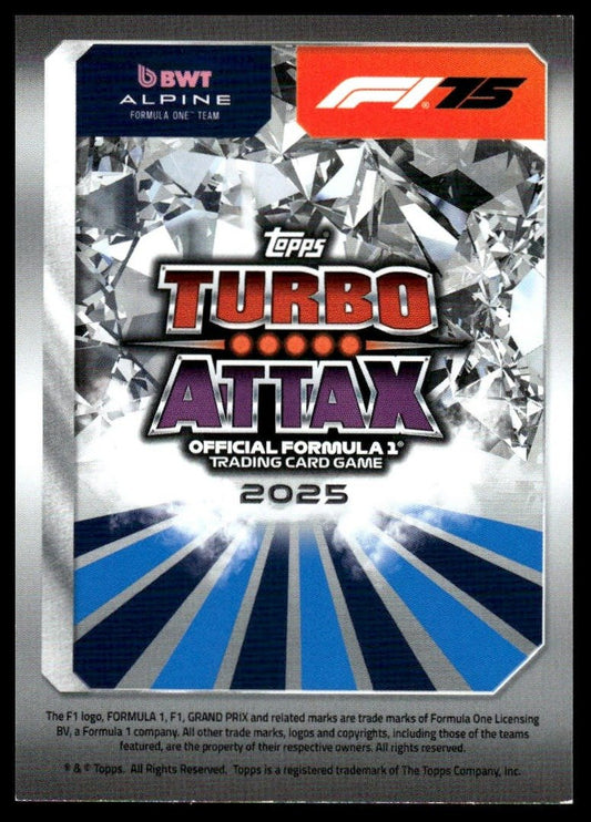 Turbo Attax 2025 #60 Gasly & Doohan back