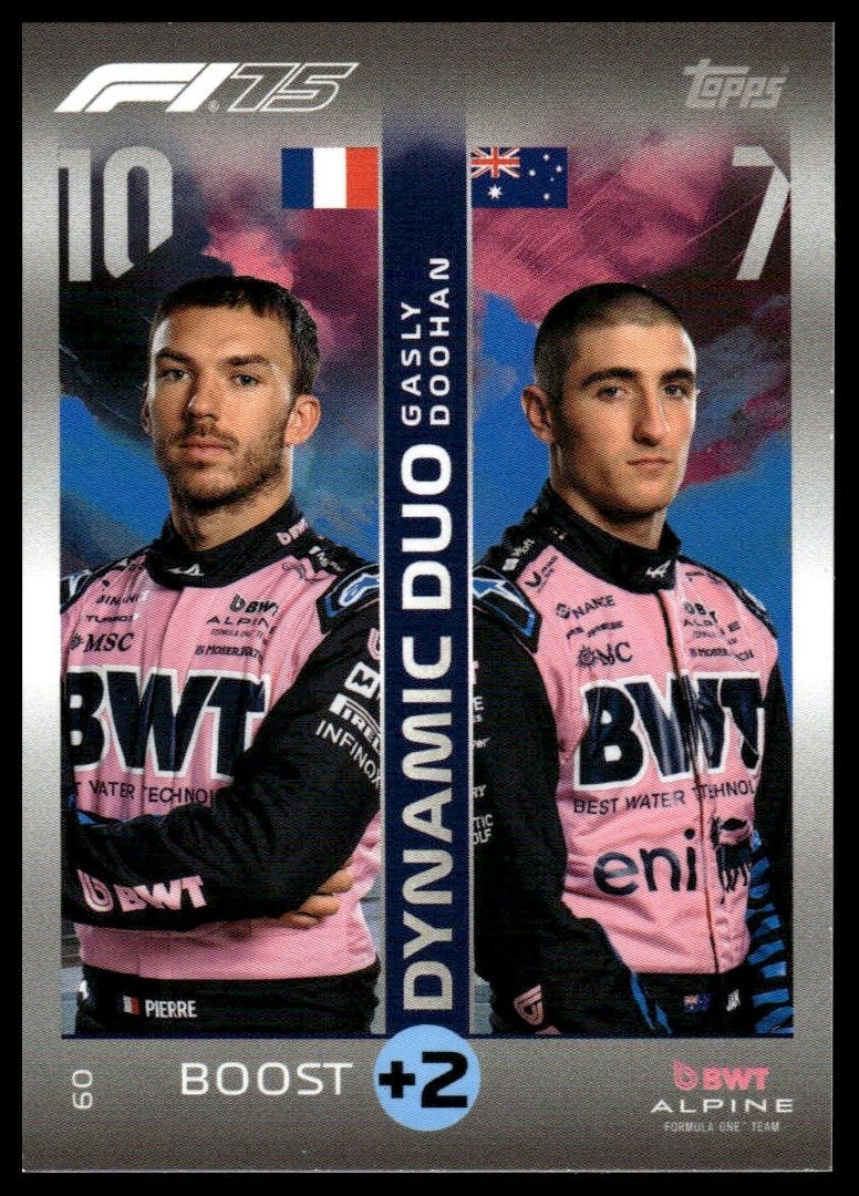 Turbo Attax 2025 #60 Gasly & Doohan front