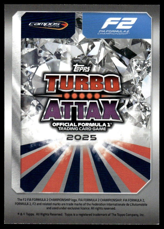 Turbo Attax 2025 #177 Arvid Lindblad back