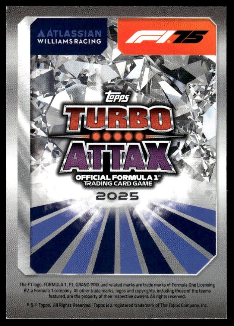 Turbo Attax 2025 #84 James Vowles back