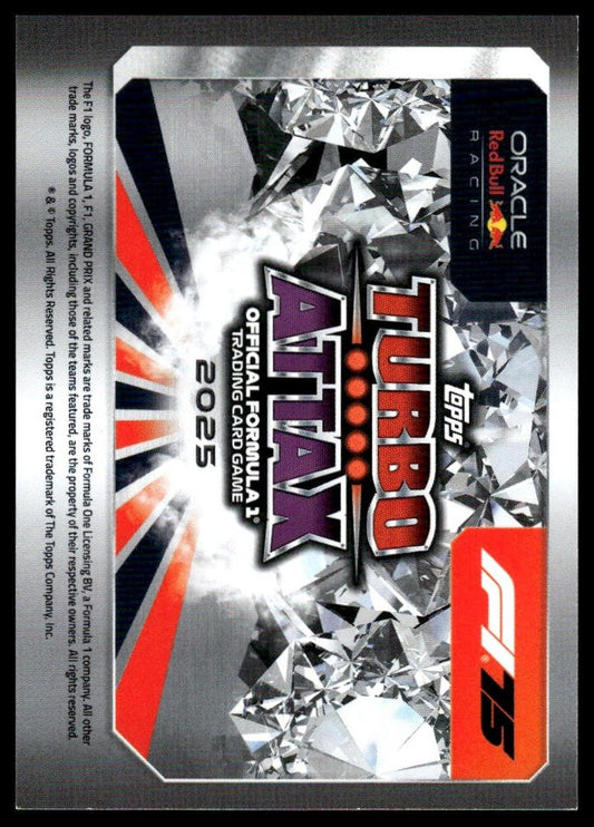 Turbo Attax 2025 #273 Red Bull Racing back