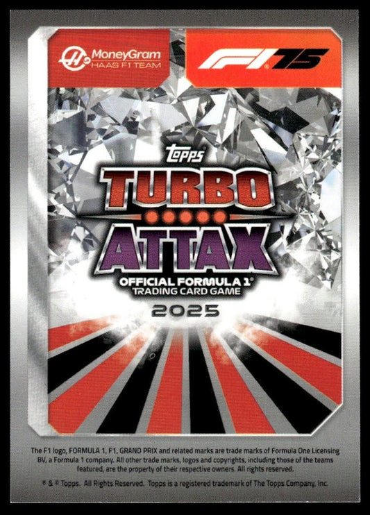 Turbo Attax 2025 #72 Haas back