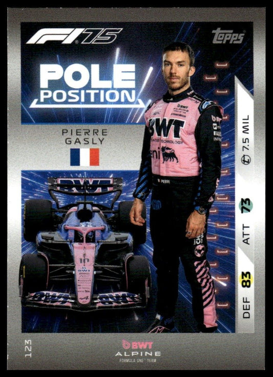 Turbo Attax 2025 #123 Pierre Gasly front