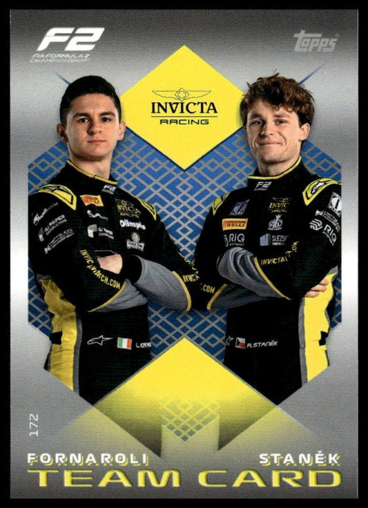 Turbo Attax 2025 #172 Invicta Racing front