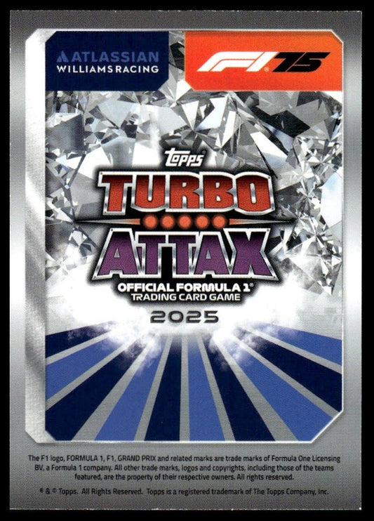 Turbo Attax 2025 #87 Sainz & Albon back