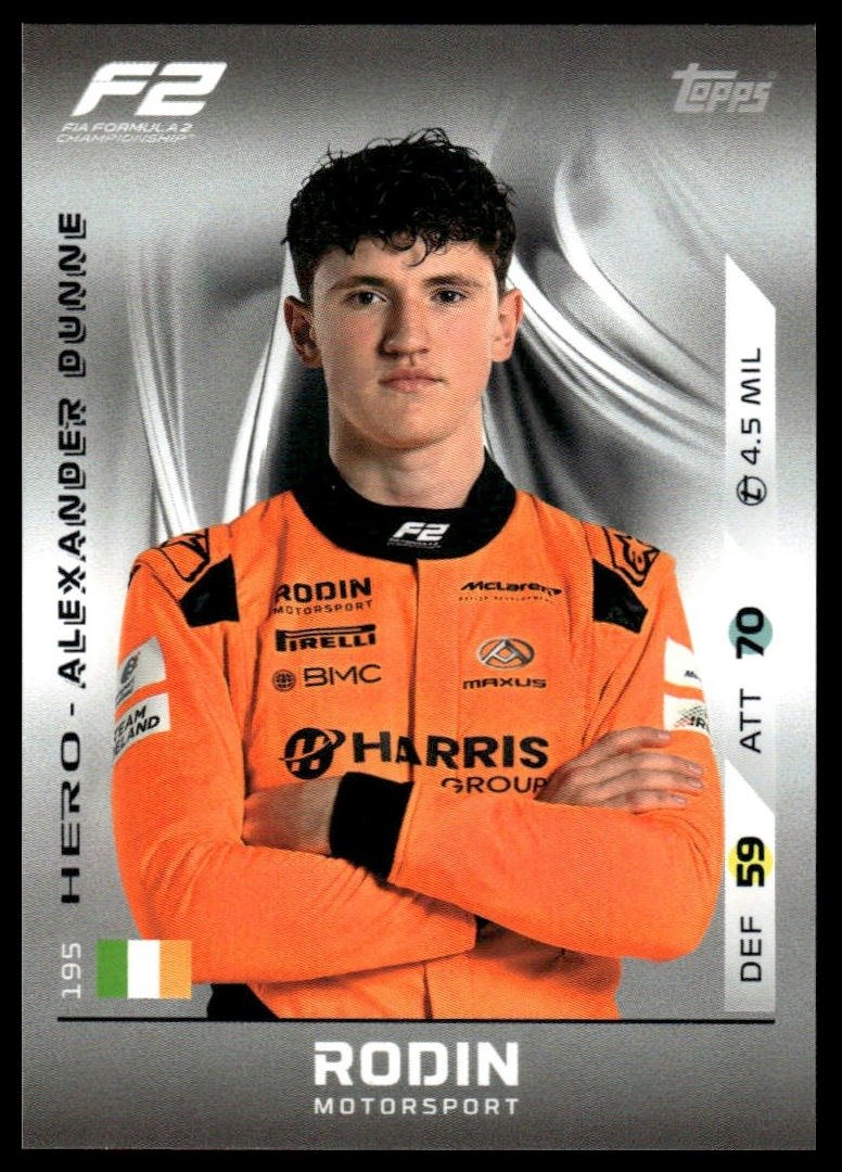 Turbo Attax 2025 #195 Alexander Dunne front