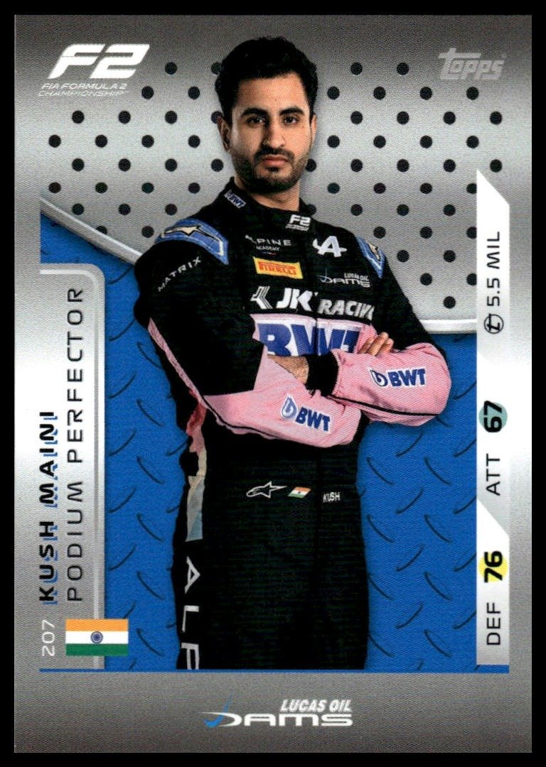 Turbo Attax 2025 #207 Kush Maini front
