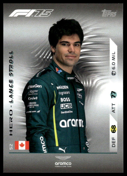 Turbo Attax 2025 #52 Lance Stroll front
