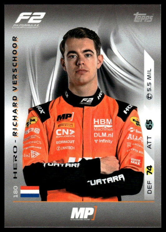 Turbo Attax 2025 #180 Richard Verschoor front
