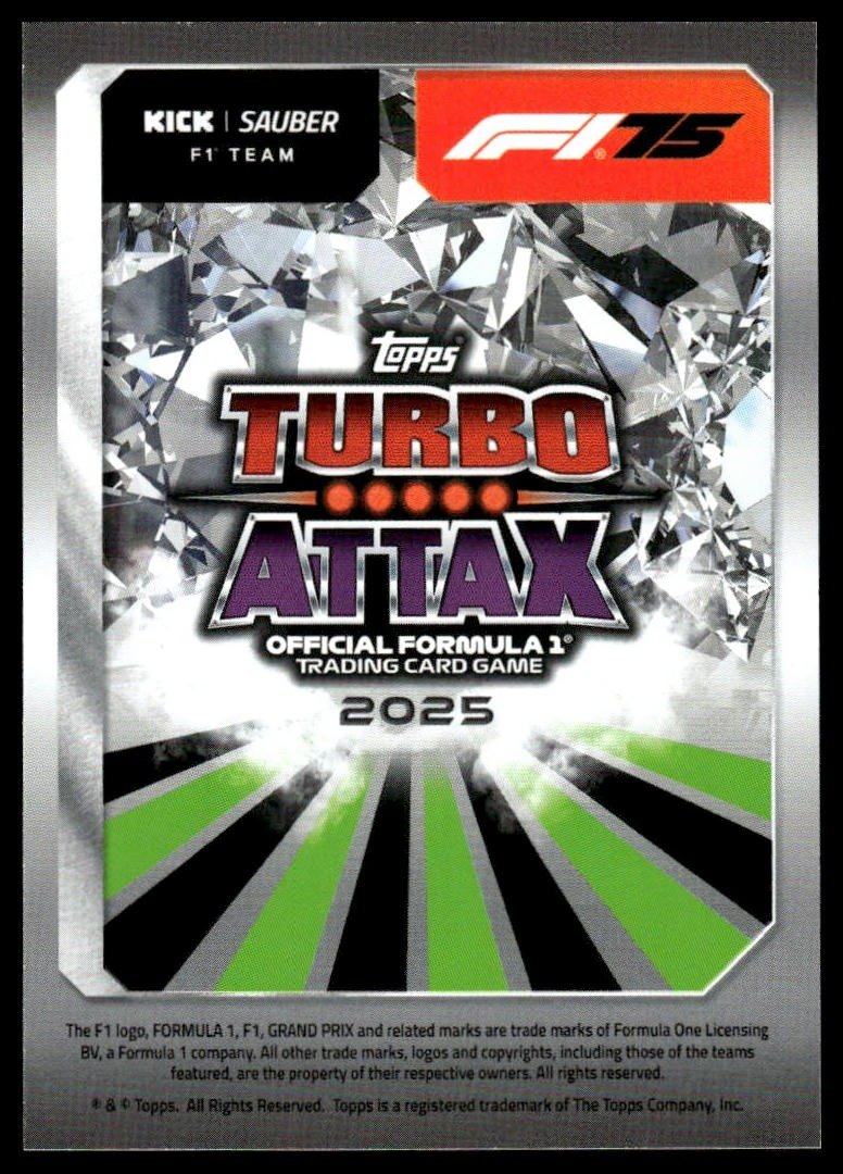 Turbo Attax 2025 #257 Jack Doohan back