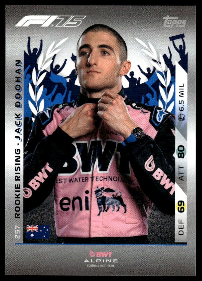 Turbo Attax 2025 #257 Jack Doohan front