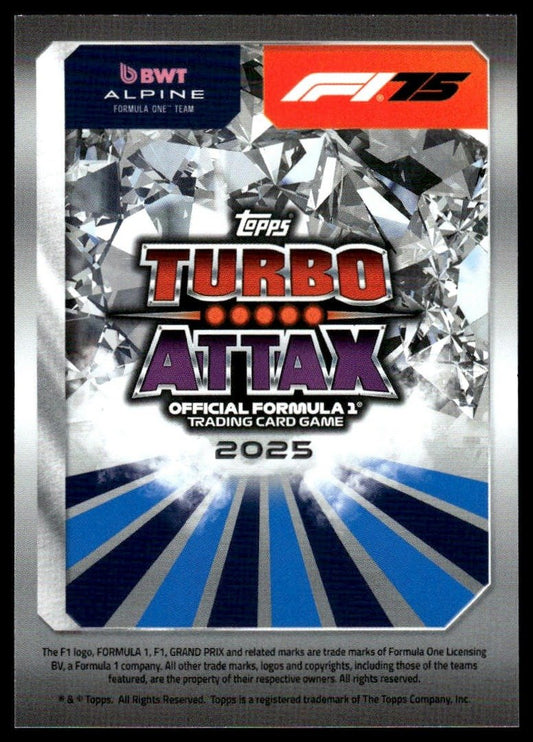 Turbo Attax 2025 #216 Luke Browning back