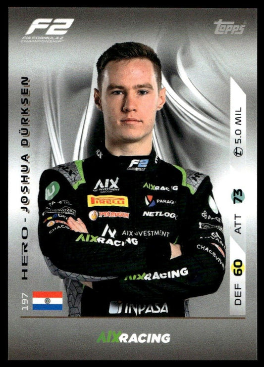 Turbo Attax 2025 #197 Joshua Durksen front