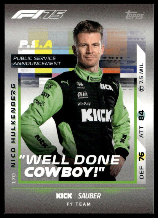 Turbo Attax 2025 #170 Nico Hulkenberg front