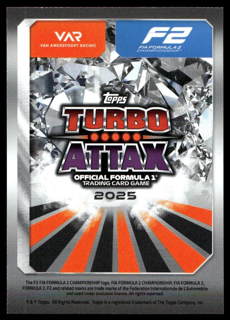 Turbo Attax 2025 #204 Rafael Villagomez back