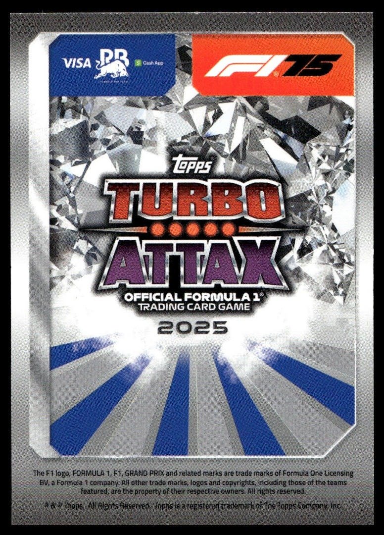 Turbo Attax 2025 #260 Isack Hadjar back