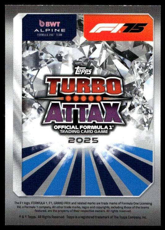 Turbo Attax 2025 #63 Alpine back