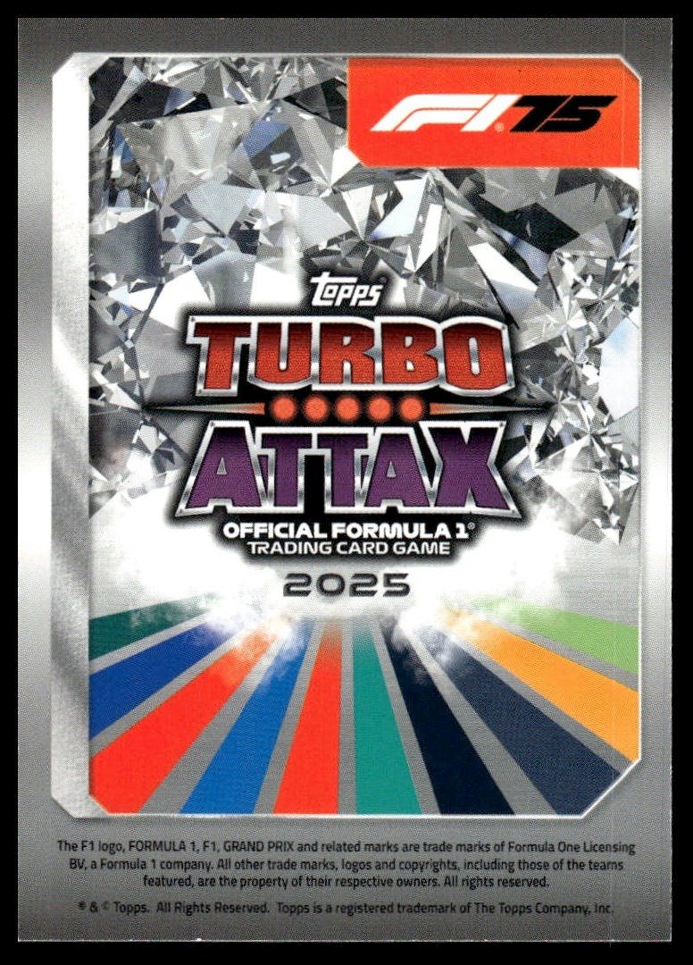 Turbo Attax 2025 #140 Dutch Grand Prix back