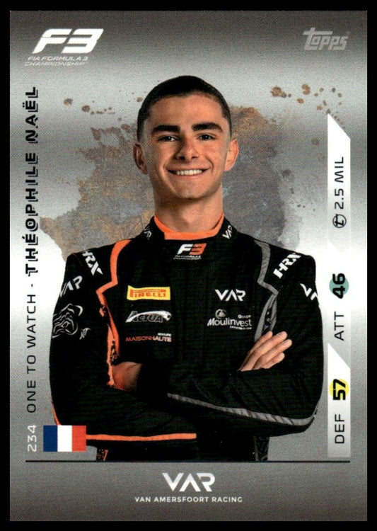 Turbo Attax 2025 #234 Theophile Nael front