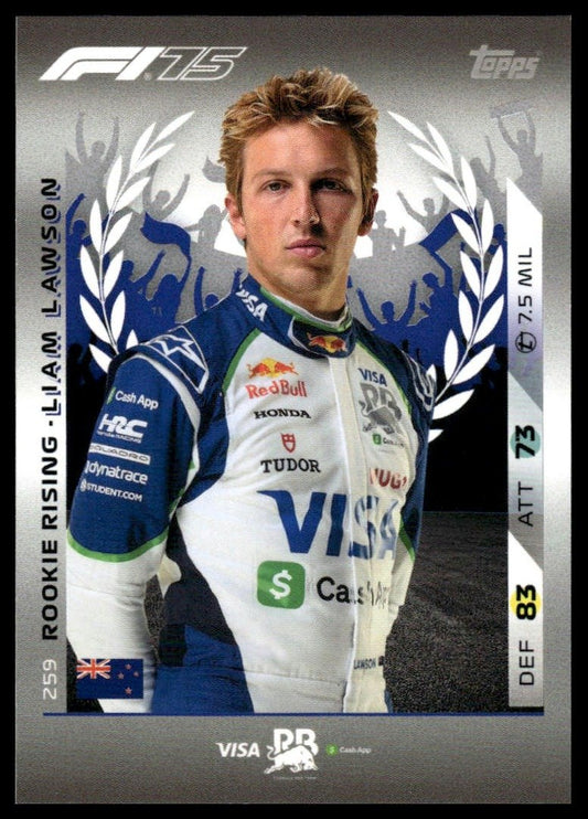 Turbo Attax 2025 #259 Liam Lawson front