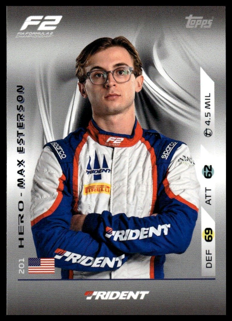 Turbo Attax 2025 #201 Max Esterson front