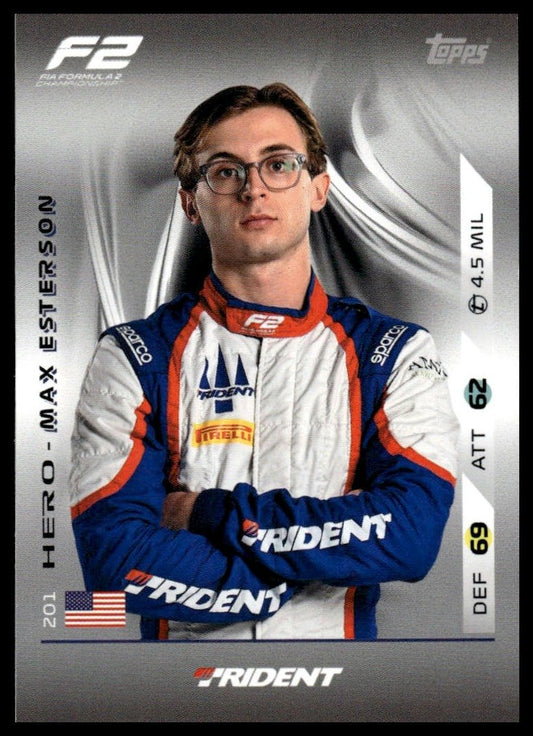 Turbo Attax 2025 #201 Max Esterson front