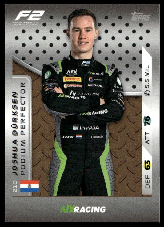 Turbo Attax 2025 #210 Joshua Durksen front