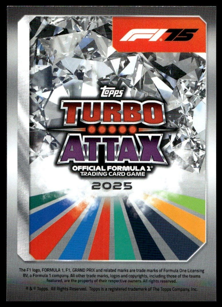 Turbo Attax 2025 #136 Austrian Grand Prix back