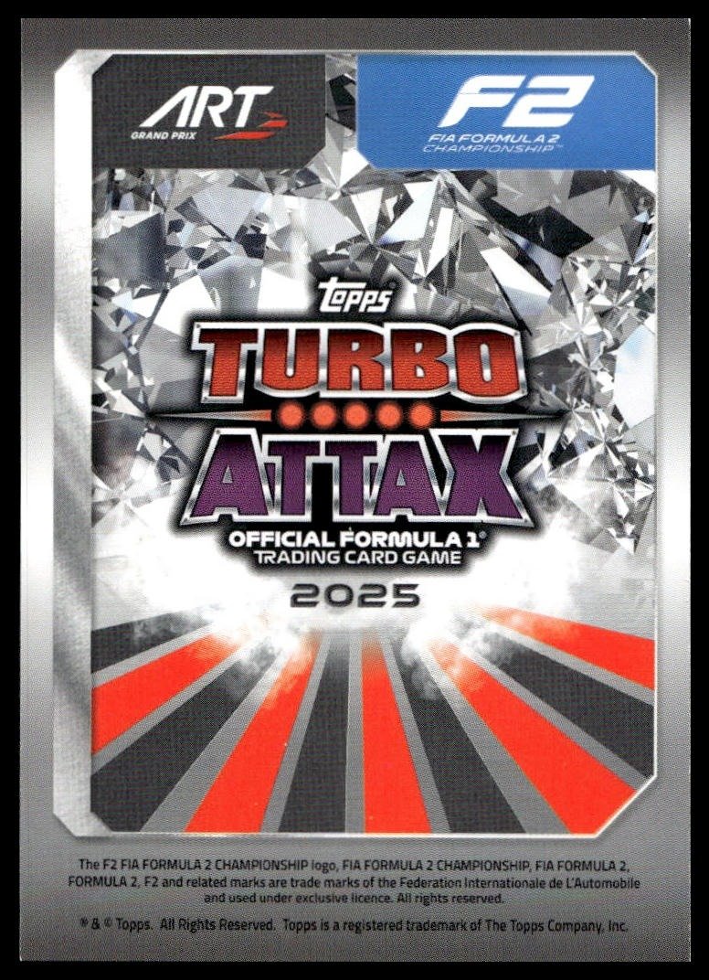 Turbo Attax 2025 #208 Victor Martins back