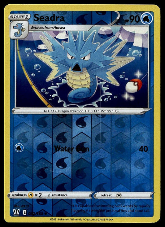 Pokémon – Seadra 032/163 – Battle Styles – Reverse Holo – front